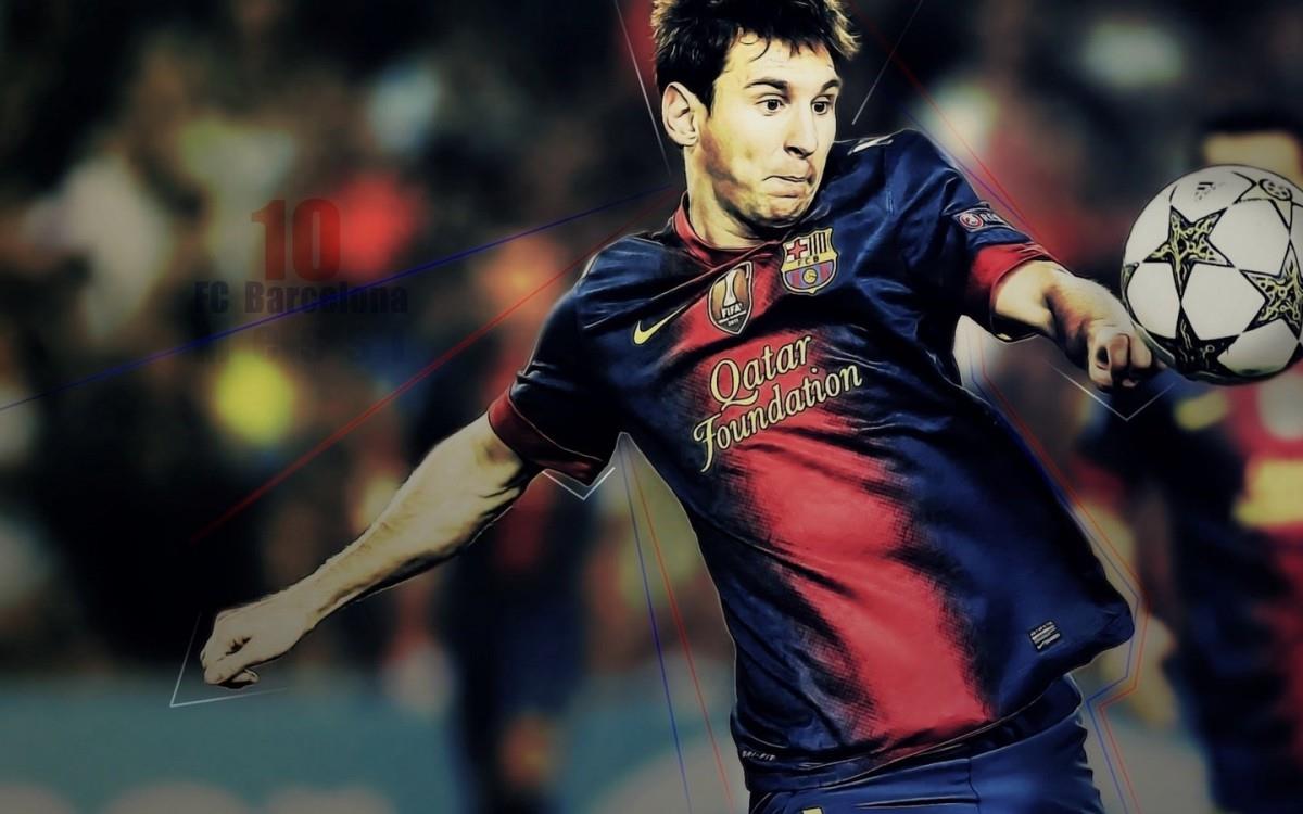 梅西足球电脑图片