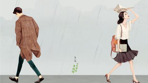 三月里的幸福饼插画图片大全