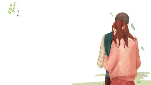 三月里的幸福饼插画图片大全