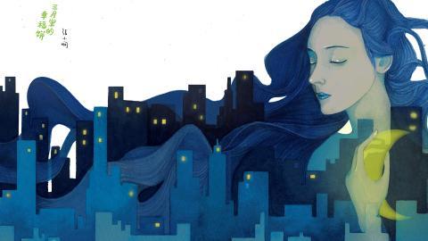 三月里的幸福饼插画图片大全