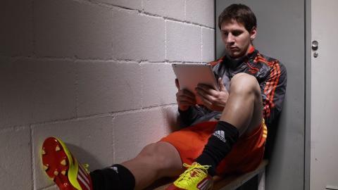 梅西足球电脑图片