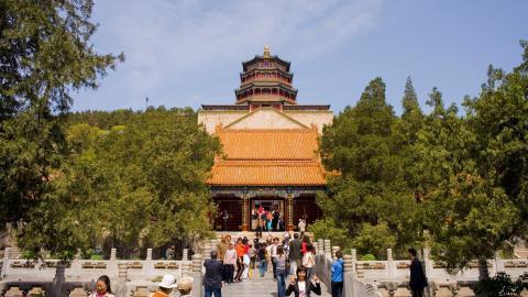 北京颐和园风景图片