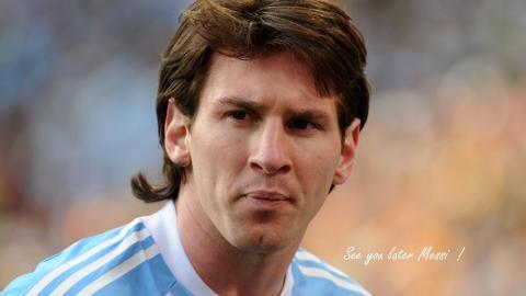 梅西足球电脑图片