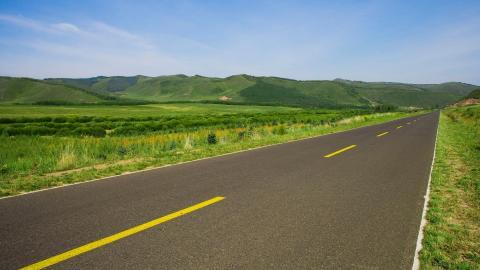 乌兰布统公路风光图片大全