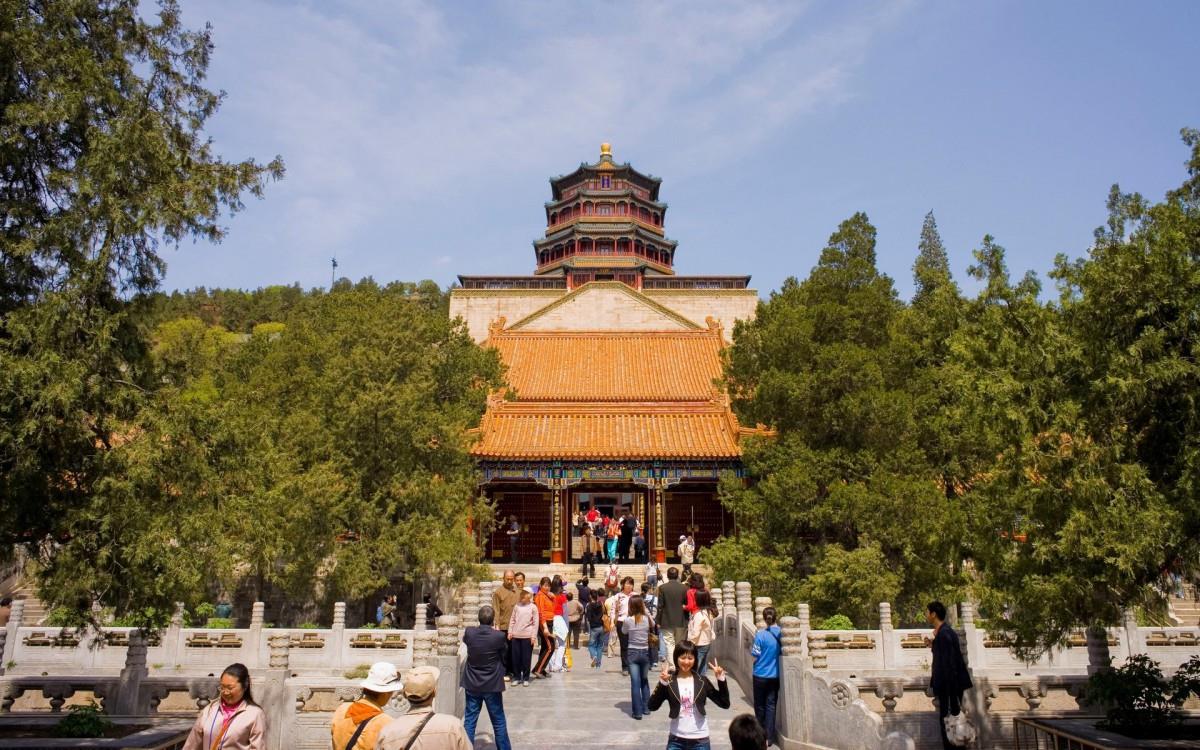北京颐和园风景图片