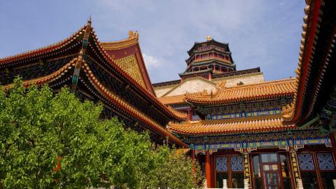 北京颐和园风景图片