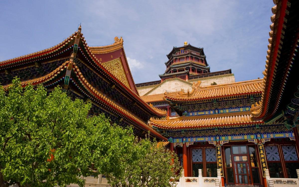 北京颐和园风景图片