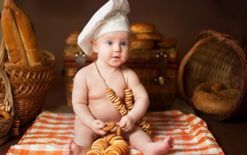 婴儿美食家图片
