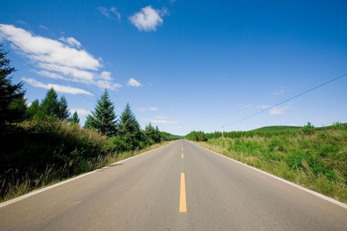 乌兰布统公路风光图片大全