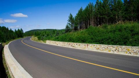 乌兰布统公路风光图片大全