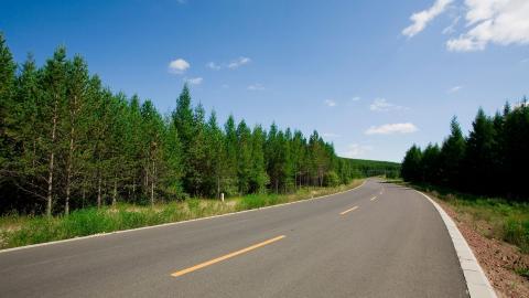 乌兰布统公路风光图片大全