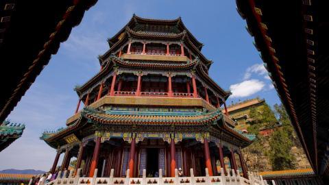 北京颐和园风景图片