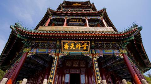 北京颐和园风景图片