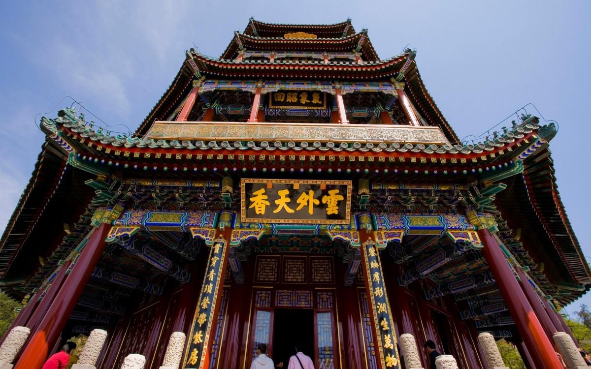 北京颐和园风景图片