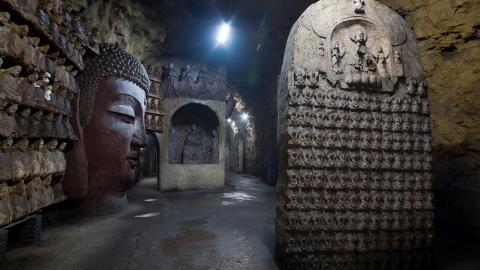 济南千佛山万佛洞图片大全