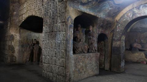 济南千佛山万佛洞图片大全