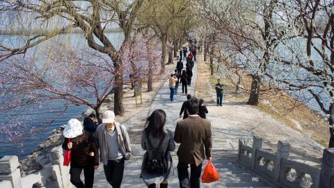 北京颐和园风景图片