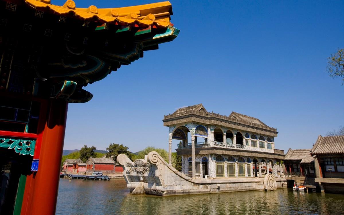 北京颐和园风景图片