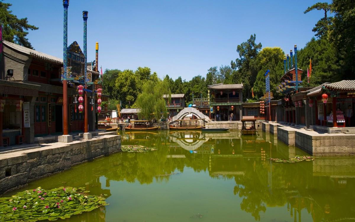 北京颐和园风景图片