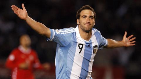 足球明星伊瓜因高清图片