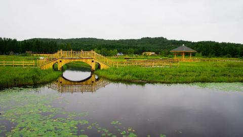 乌兰布统美丽湖泊图片大全