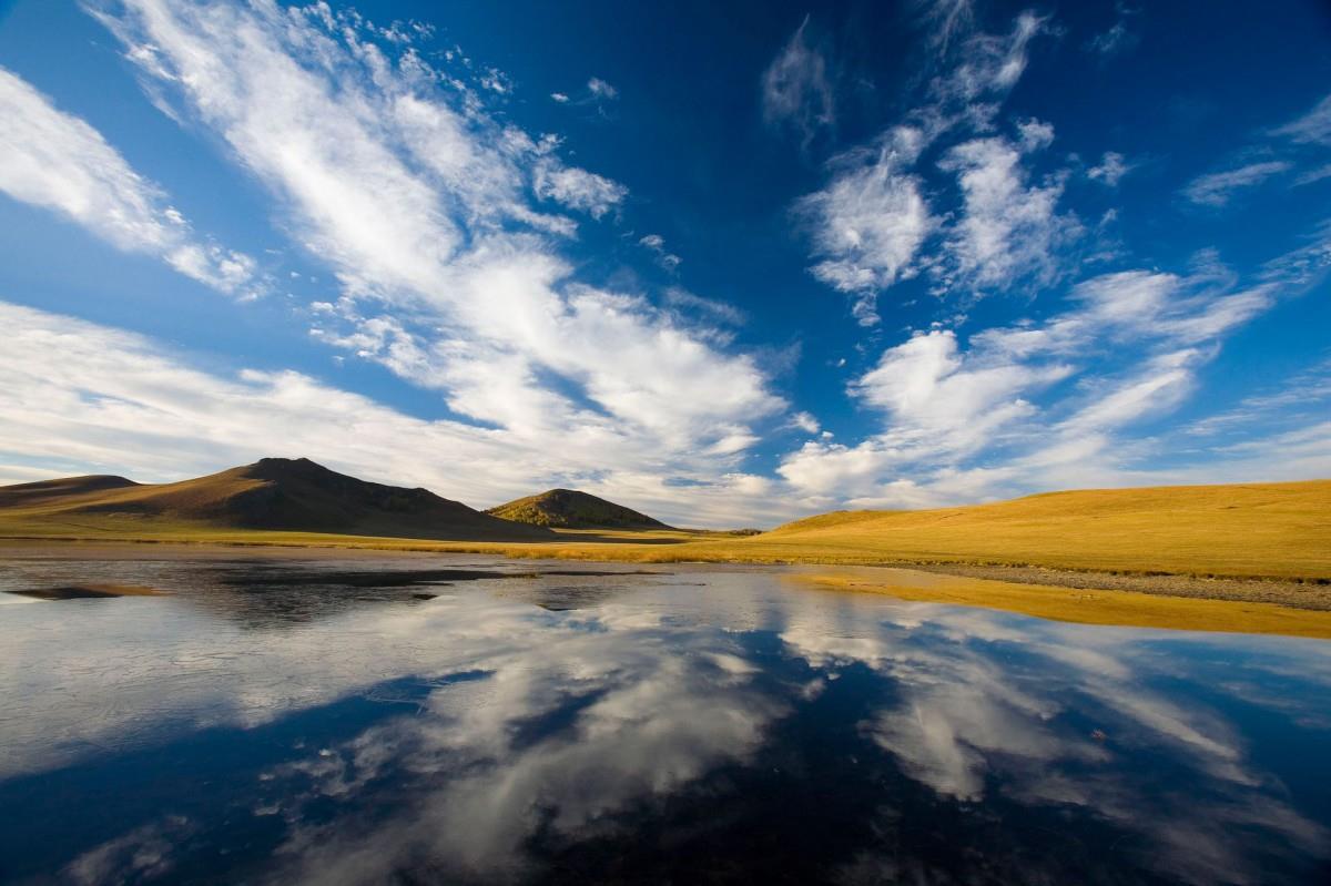 乌兰布统美丽湖泊图片大全