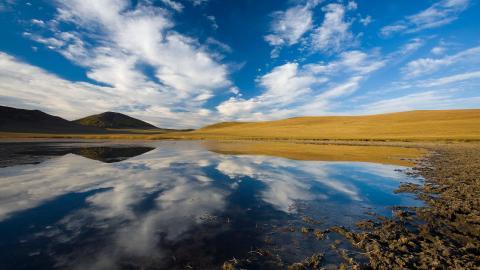 乌兰布统美丽湖泊图片大全