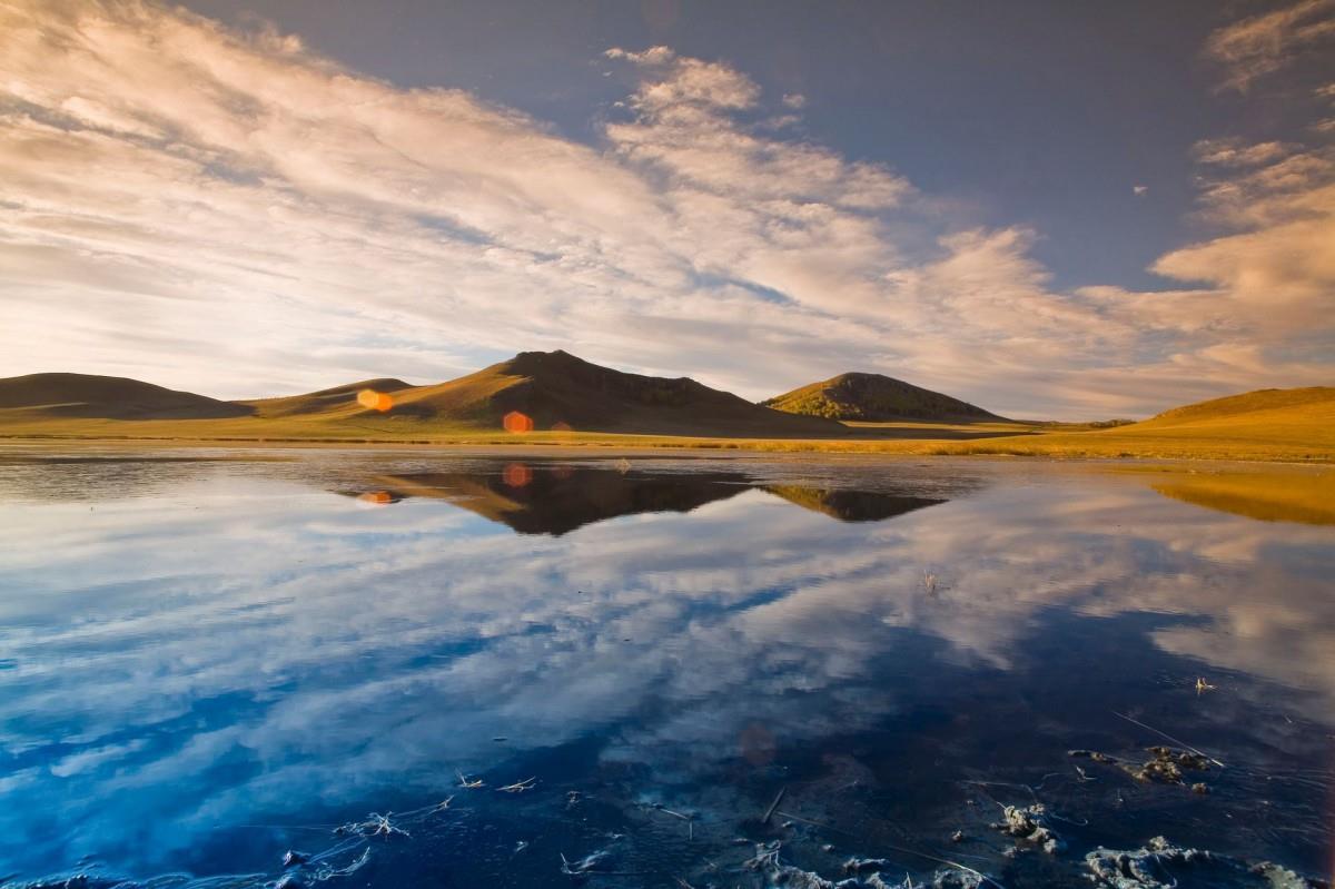 乌兰布统美丽湖泊图片大全