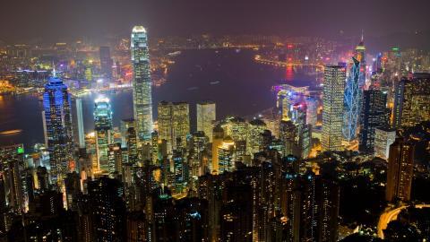 香港维多利亚港夜景图片第二辑