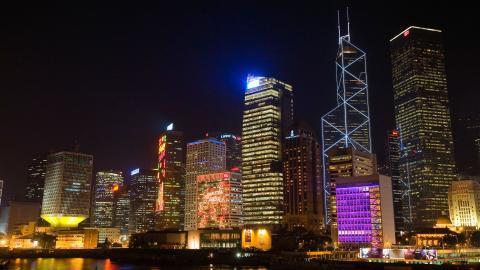 香港维多利亚港夜景图片第二辑