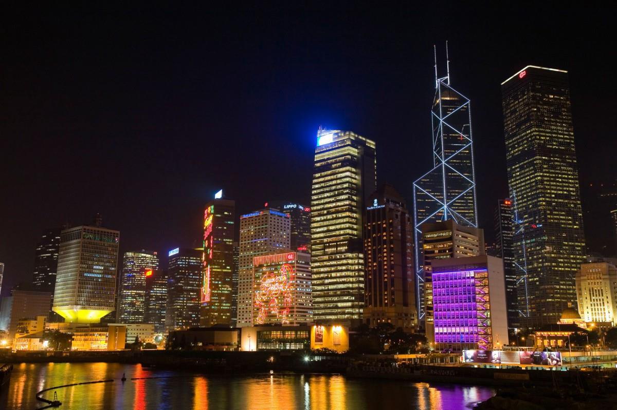 香港维多利亚港夜景图片第二辑