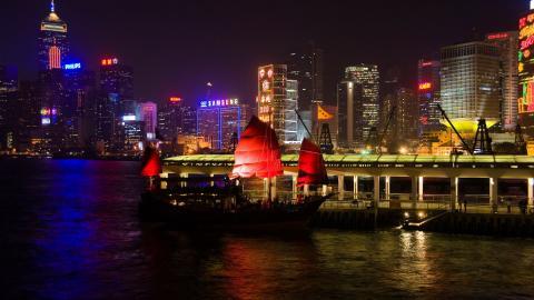 香港维多利亚港夜景图片第二辑