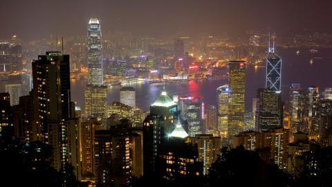 香港维多利亚港夜景图片第二辑