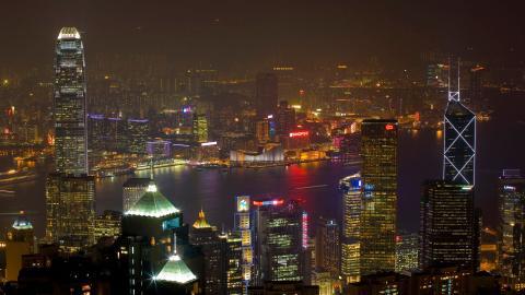 香港维多利亚港夜景图片第二辑