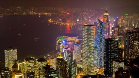 香港维多利亚港夜景图片第二辑