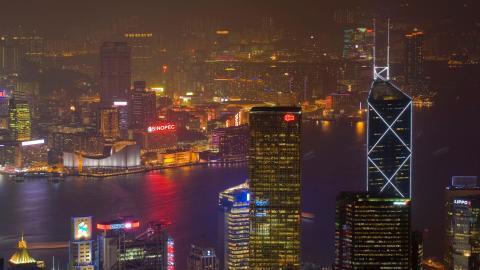 香港维多利亚港夜景图片第二辑