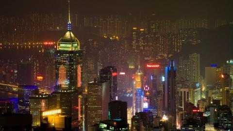 香港维多利亚港夜景图片第二辑