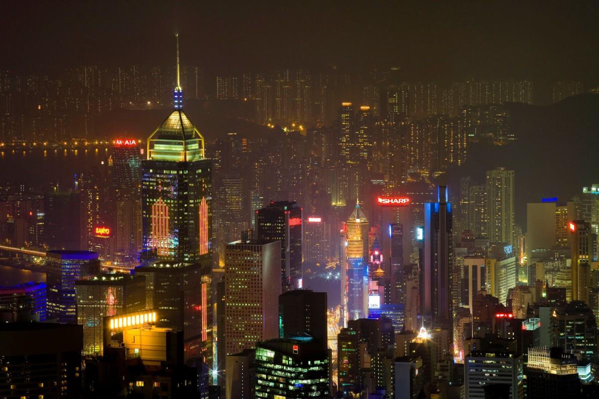 香港维多利亚港夜景图片第二辑