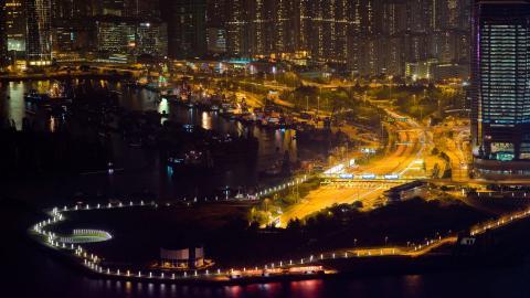 香港维多利亚港夜景图片第二辑