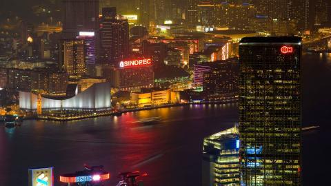 香港维多利亚港夜景图片第二辑