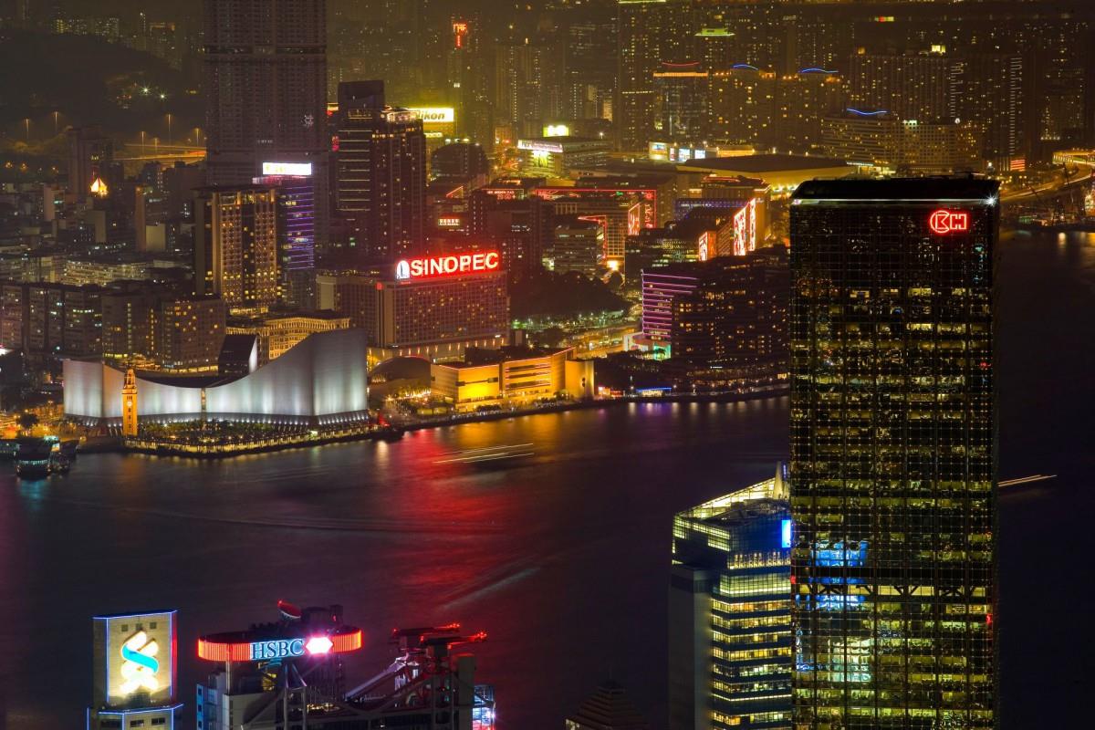 香港维多利亚港夜景图片第二辑