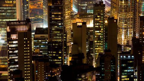 香港维多利亚港夜景图片第二辑