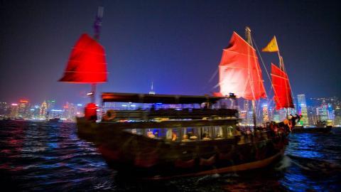 香港维多利亚港夜景图片第二辑