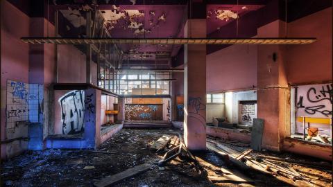 遗忘的城市破旧建筑图片(下)