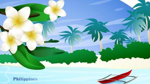 各国国花手绘图片