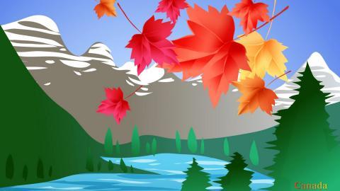 各国国花手绘图片