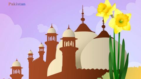 各国国花手绘图片