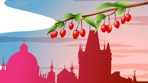 各国国花手绘图片