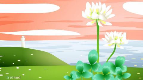 各国国花手绘图片