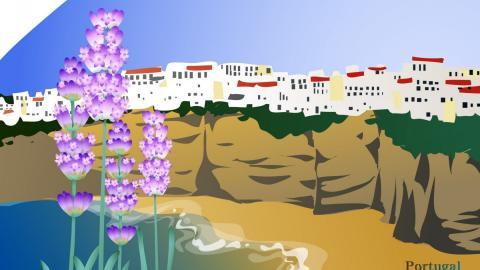 各国国花手绘图片